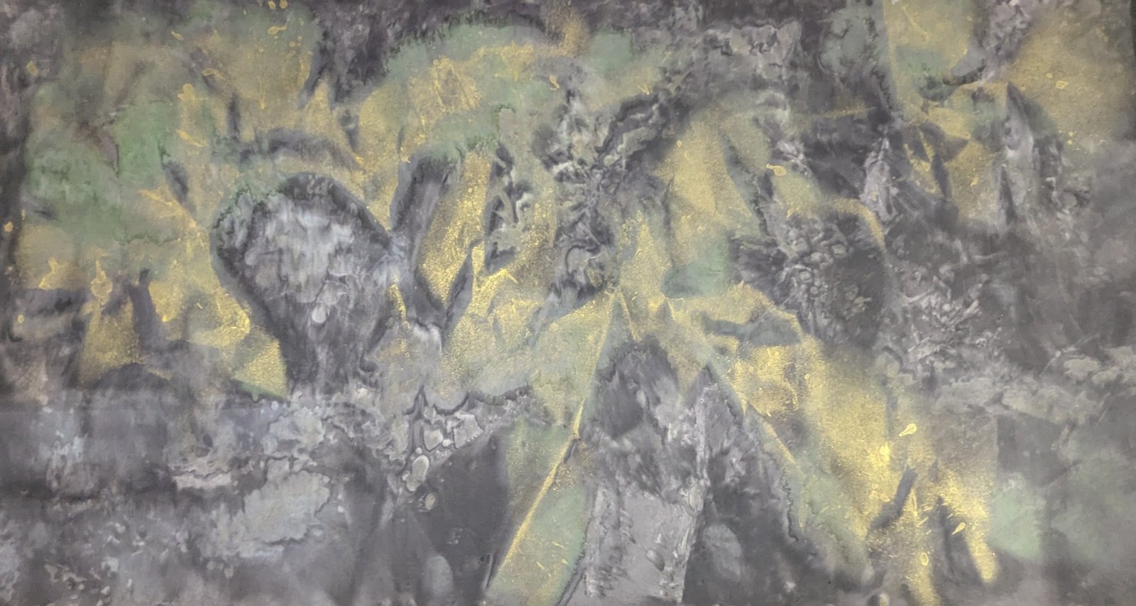Taiwan banana orchard《台灣香蕉園》，97x180cm， Ink on paper