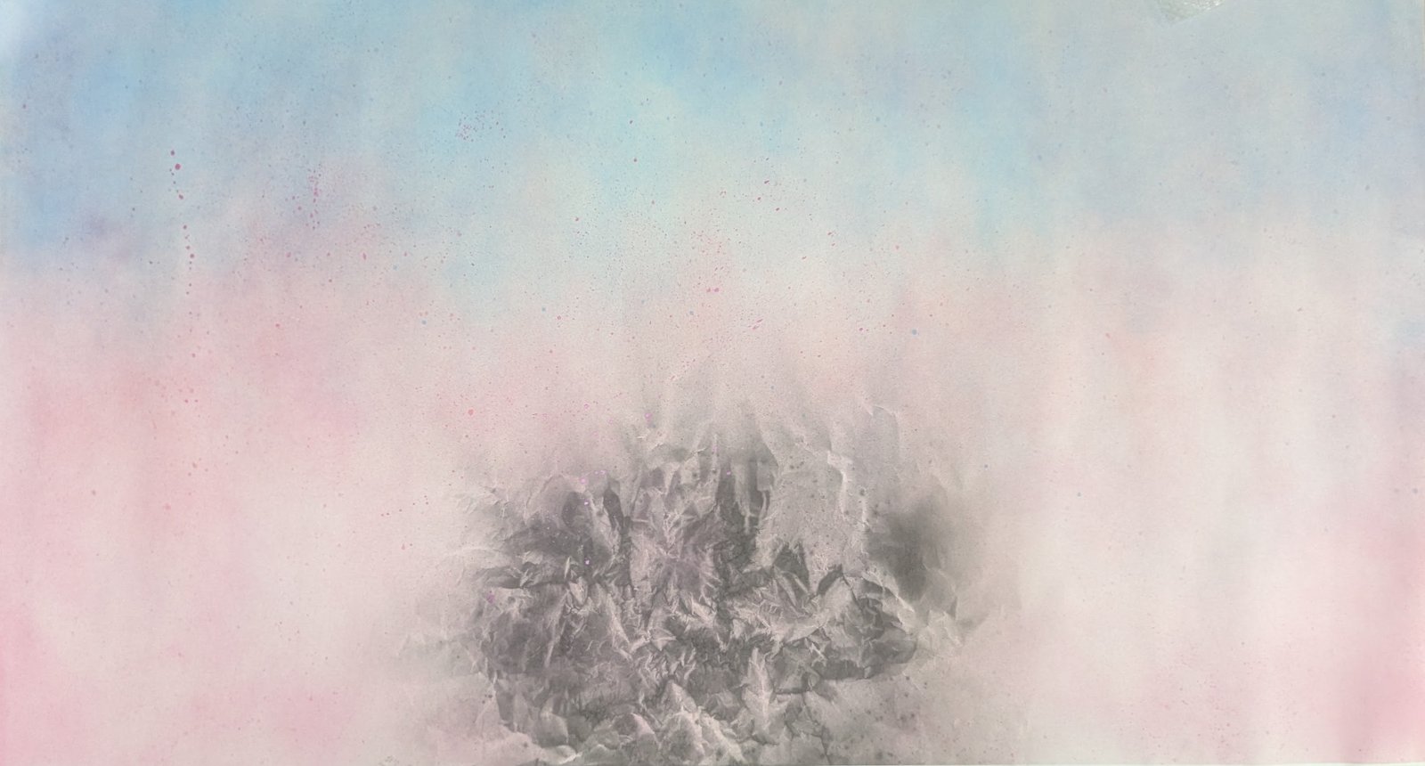 Imaginary《幻》，97x180cm， Ink on paper