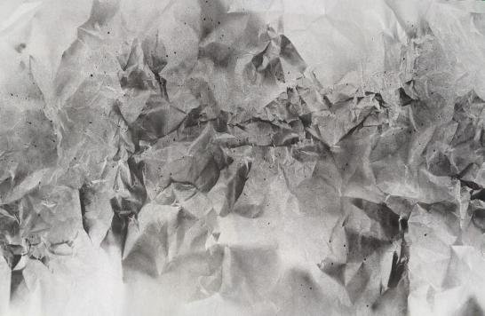 Untitle《無題》，180x97cm， Ink on paper