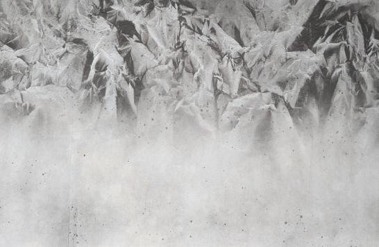 Untitle《無題》，180x97cm， Ink on paper