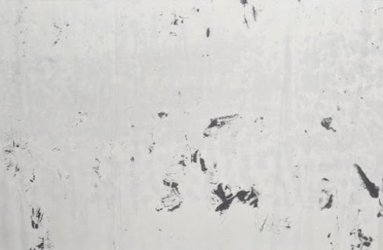 Untitle《無題》，180x97cm， Ink on paper