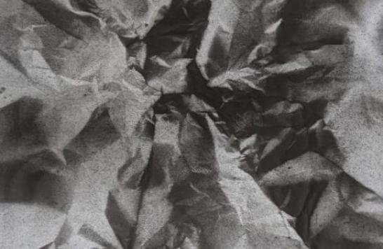 Untitle《無題》，138x69cm， Ink on paper
