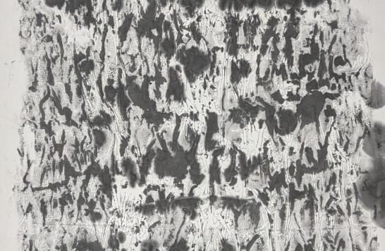 Wan Zhong Mountain《萬重山》，97x180cm， Ink on paper